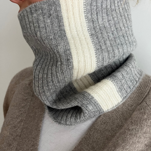 Cashmere neck warmer grey