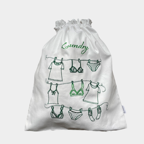 Skittentøypose hvit - grønn