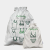 Skittentøypose hvit - grønn