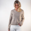 Lydia V-neck Toast / lyssand
