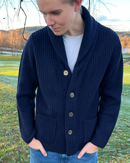 Martin Cardigan - Navy / blue tones