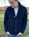 Martin Cardigan - Navy / blåtoner