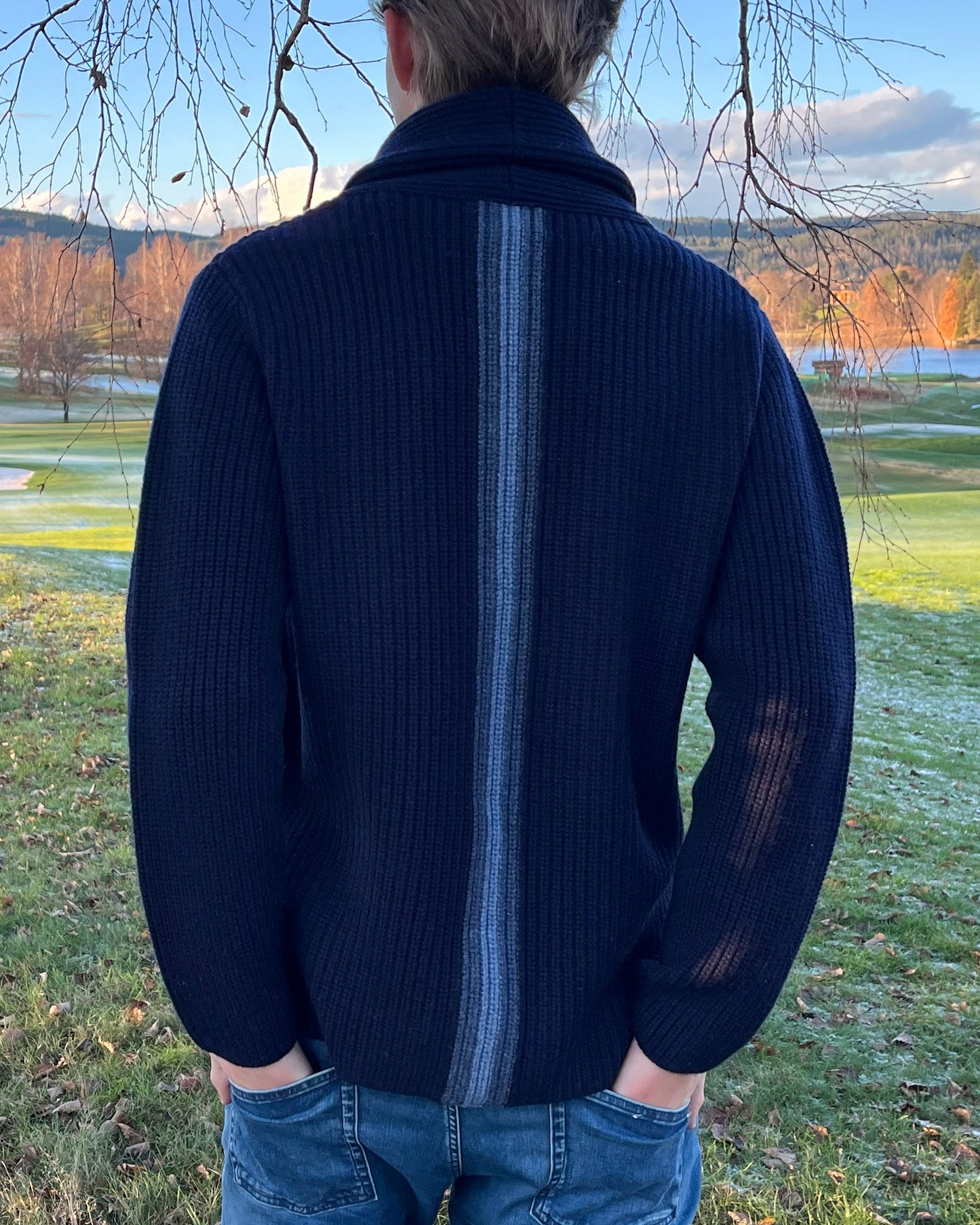 Martin Cardigan - Navy / blue tones