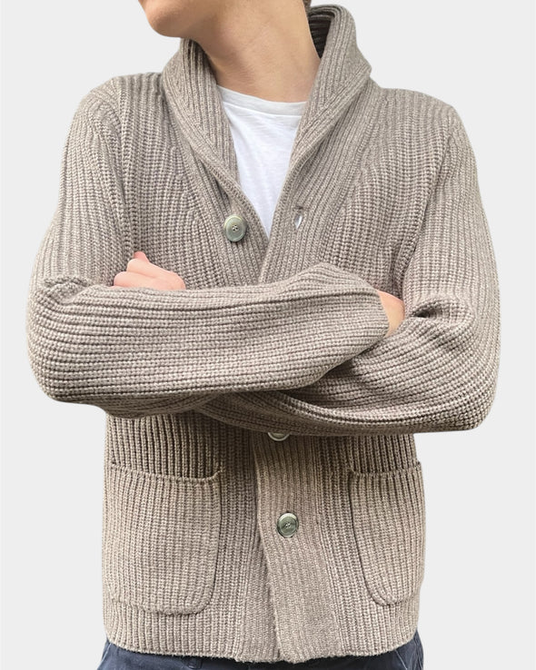 Martin Cardigan - Sand/sandtoner
