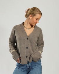 Frye Cardigan - Toast/lyssand/lysegul