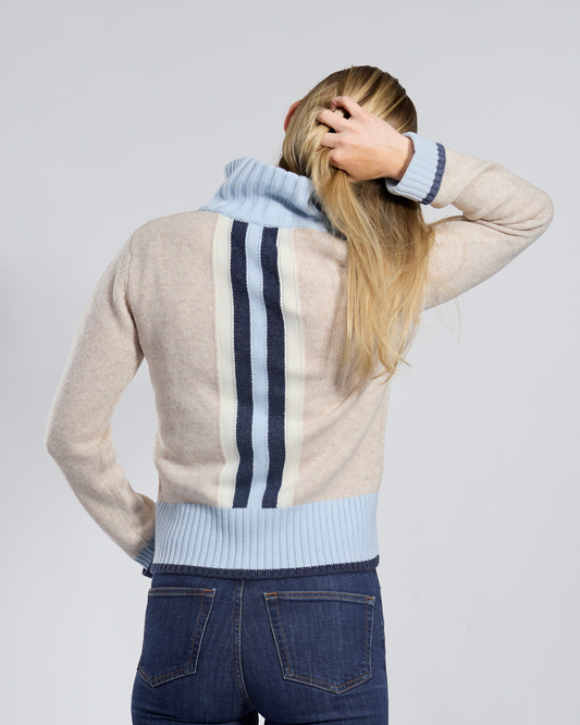 Zip Sand/light blue/navy
