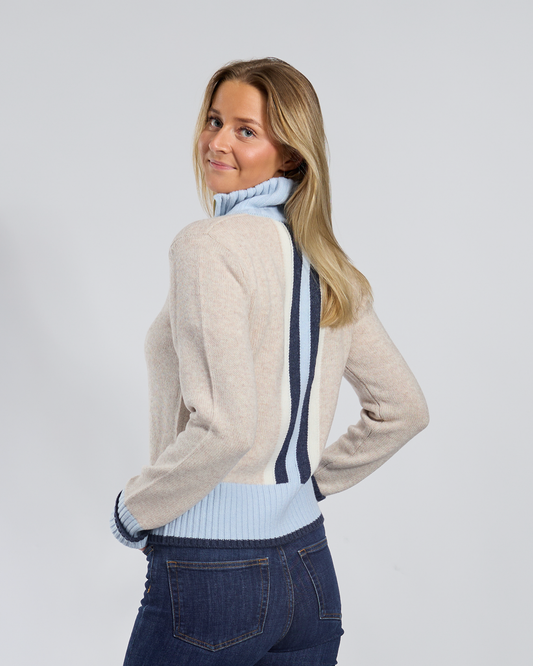 Zip Sand/light blue/navy