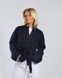 Floor cardigan Navy/sand