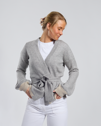 Spoonie Cardigan - Grå/sand