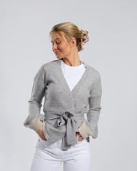 Spoonie Cardigan - Grå/sand