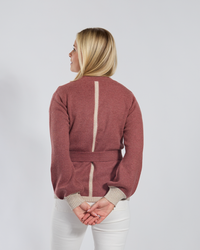Spoonie Cardigan - Gammelrosa/lyssand