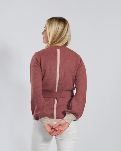 Spoonie Cardigan - Gammelrosa/lyssand