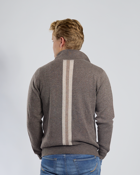 Fredrik cardigan - Toast / sand/toast