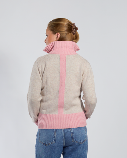 Zip Sand / pink