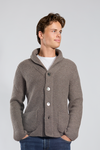 Martin Cardigan - Sand/sand tones