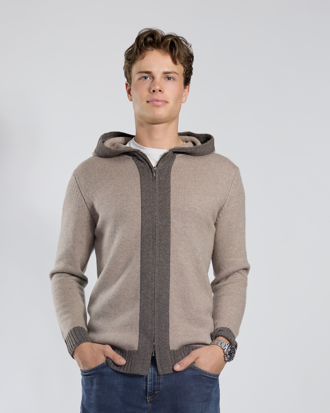 Didrik Cardigan - Sand / sandfarger