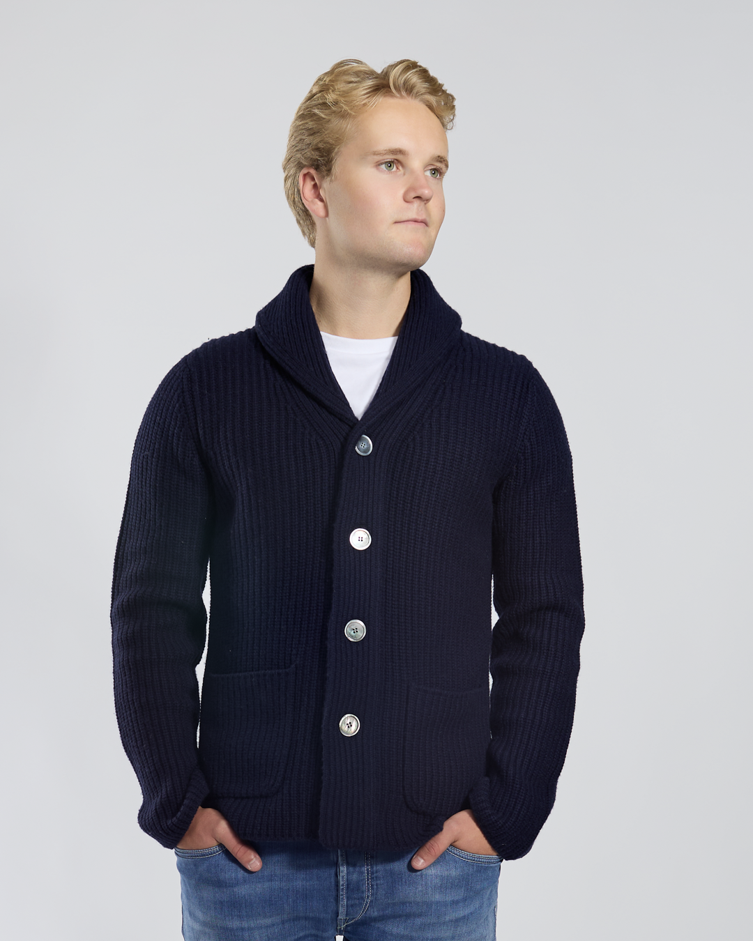 Martin Cardigan - Navy / blue tones