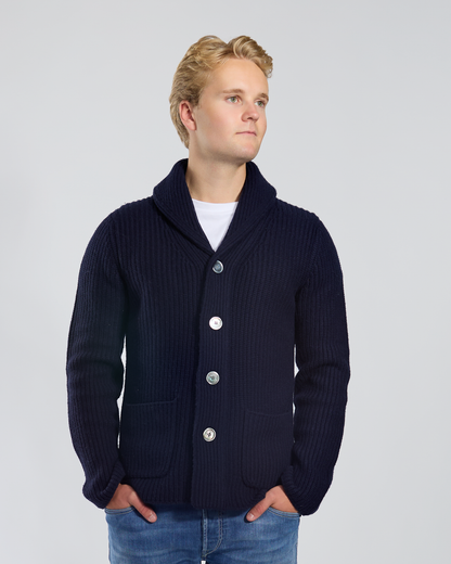 Martin Cardigan - Navy / blue tones