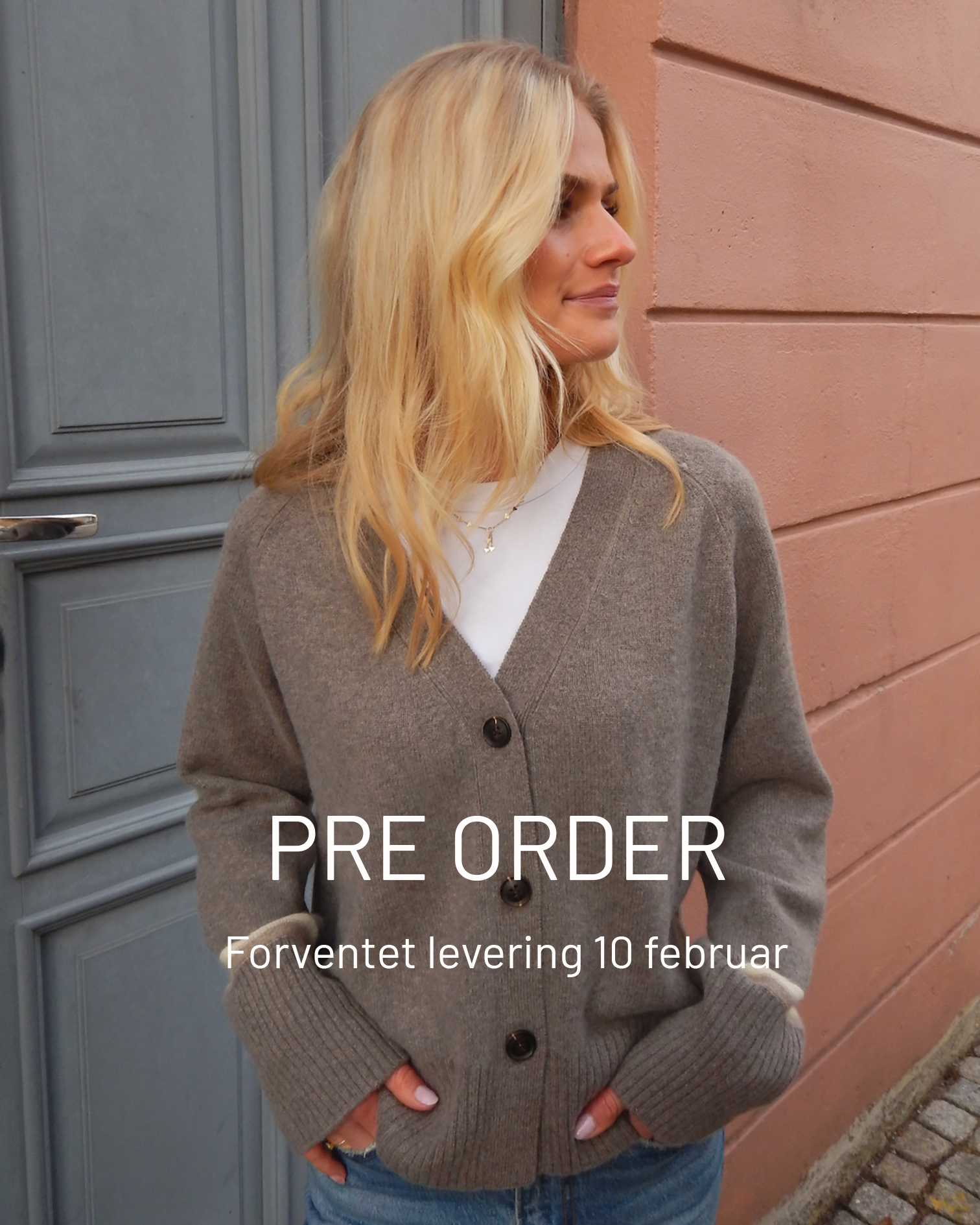 PRE ORDER Frye Cardigan - Toast/lyssand/lysegul