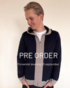Didrik Cardigan - Navy / sandfarger - KAN FORHÅNDSBESTILLES NÅ