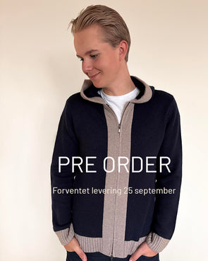 Didrik Cardigan - Navy / sandfarger - KAN FORHÅNDSBESTILLES NÅ