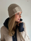 Cashmere hat toast/light sand/offwhite