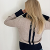 Cardigan Sand / navy