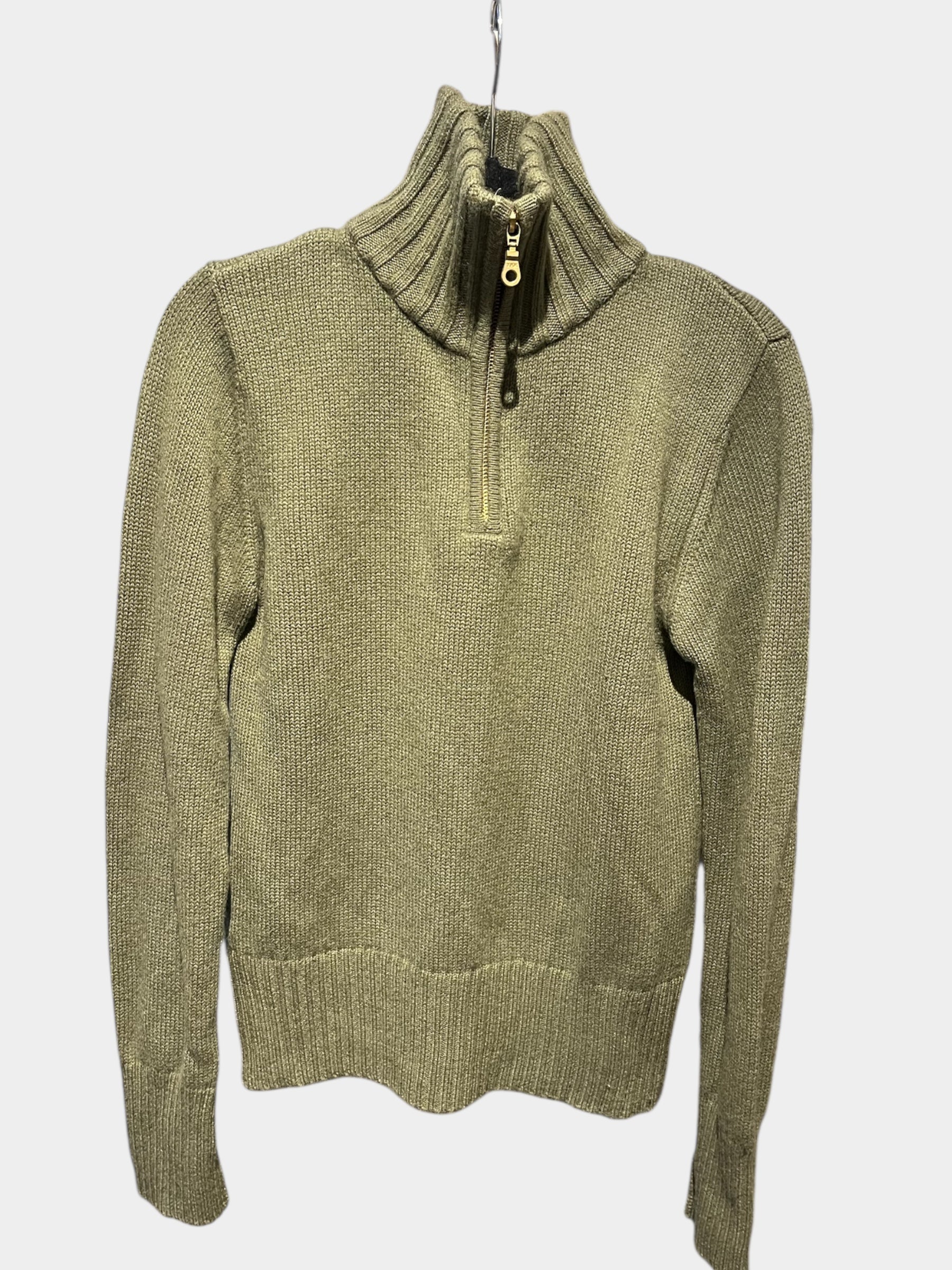 Zip oliven / offwhite M - PRE LOVED