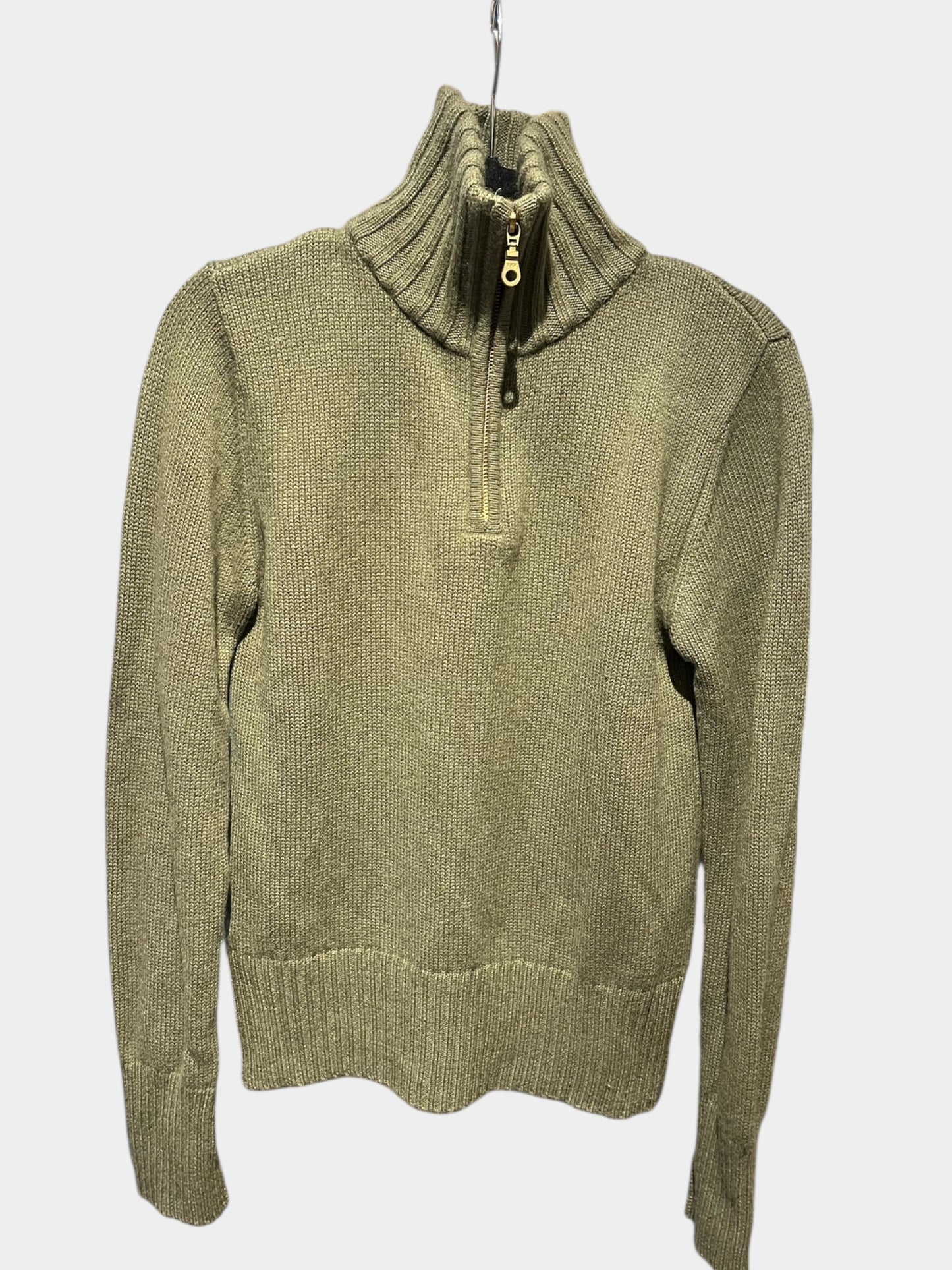 Zip oliven / offwhite M - PRE LOVED