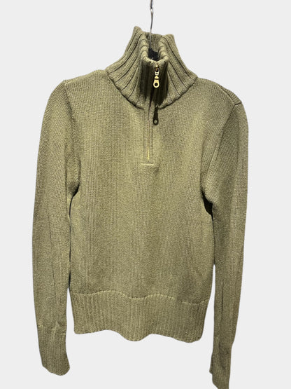 Zip oliven / offwhite M - PRE LOVED