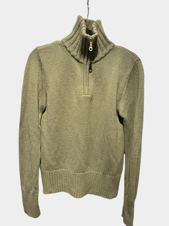 Zip oliven / offwhite M - PRE LOVED