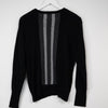 Round neck black kashmir