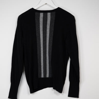 Round neck black kashmir