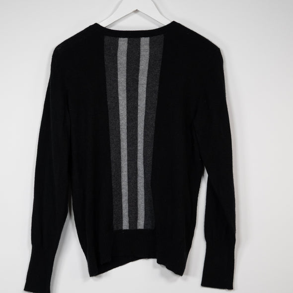 Round neck black kashmir