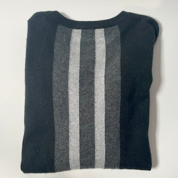 Round neck black kashmir