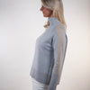 New Rollneck jumper - Lyseblå/sand