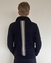 Thomas cardigan herre - Navy/ sand