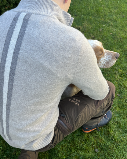 Thomas cardigan herre - sand/sandfarger