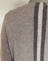 Thomas cardigan herre - sand/sandfarger