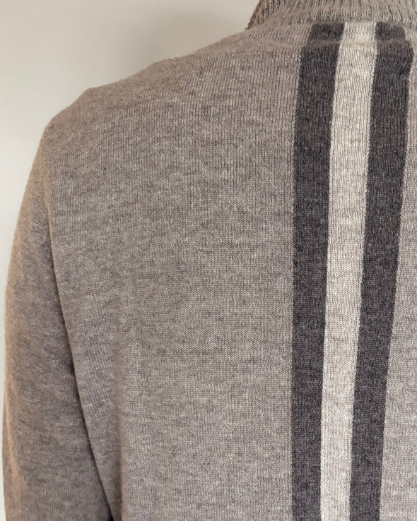 Thomas cardigan herre - sand/sandfarger