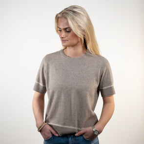 Colette short sleeve - Toast/lyssand