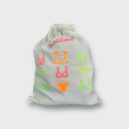 Kul undertøyspose i lin og bomull