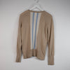 V- neck sand kashmir