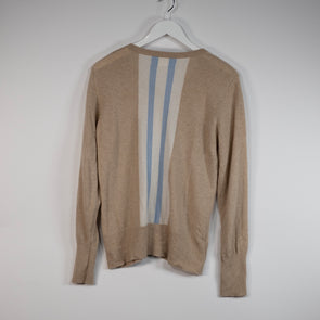 V- neck sand kashmir