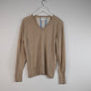 V- neck sand kashmir
