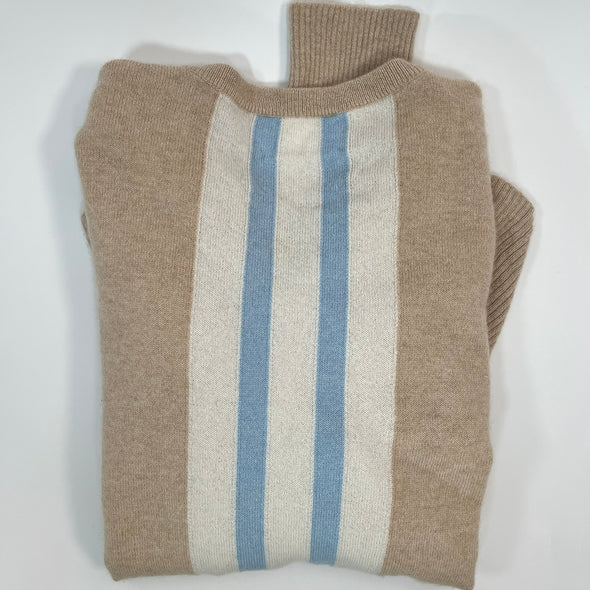 V- neck sand kashmir