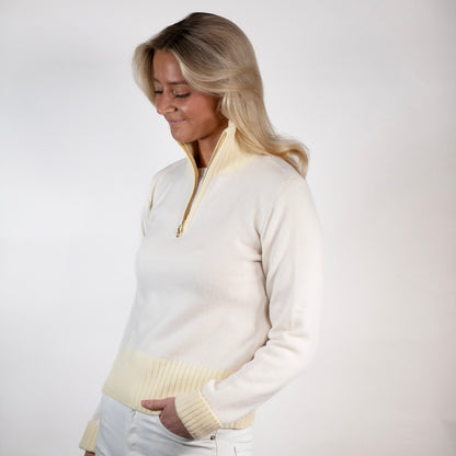 Zip Offwhite / lysegul