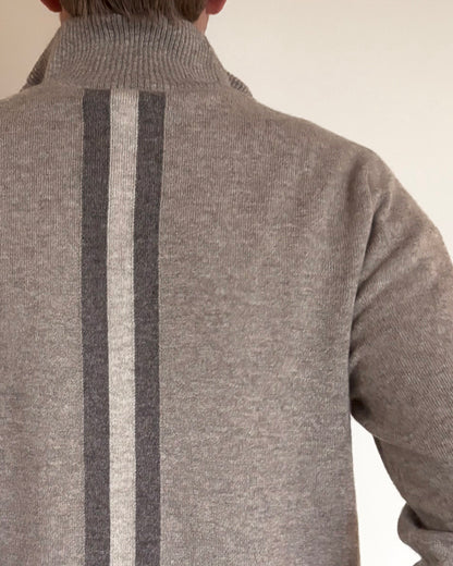 Christian half zip herre kashmir - sand/sandfarger