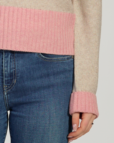 Zip sand/rosa