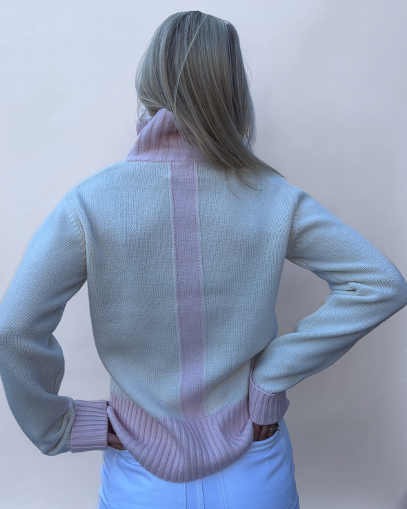 Zip Offwhite/lyserosa